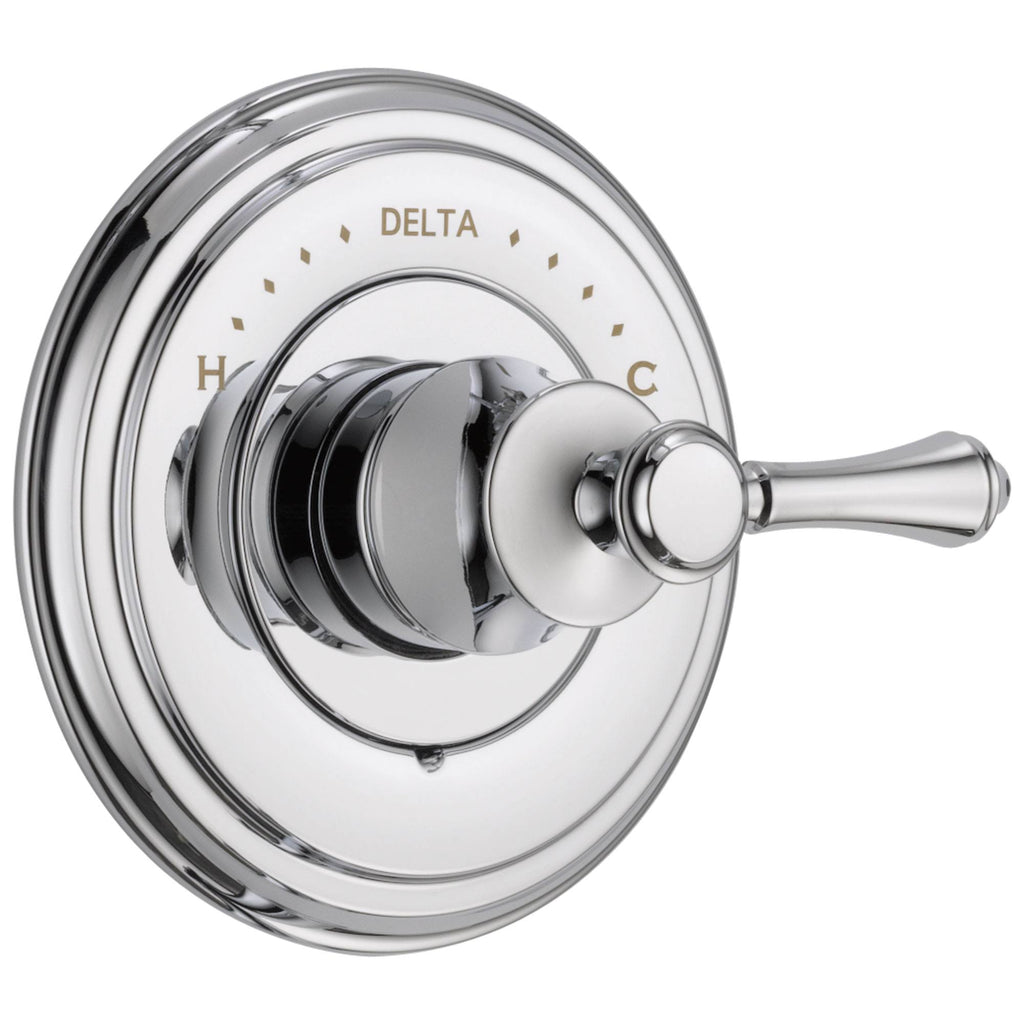 Chrome Finish Shower Faucet Control with Single Lever Handle and Valve V676