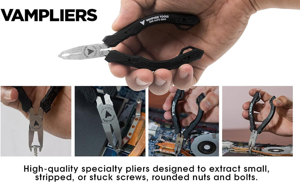 4-Piece High Carbon Steel Pliers Set with Tool Pouch H88841