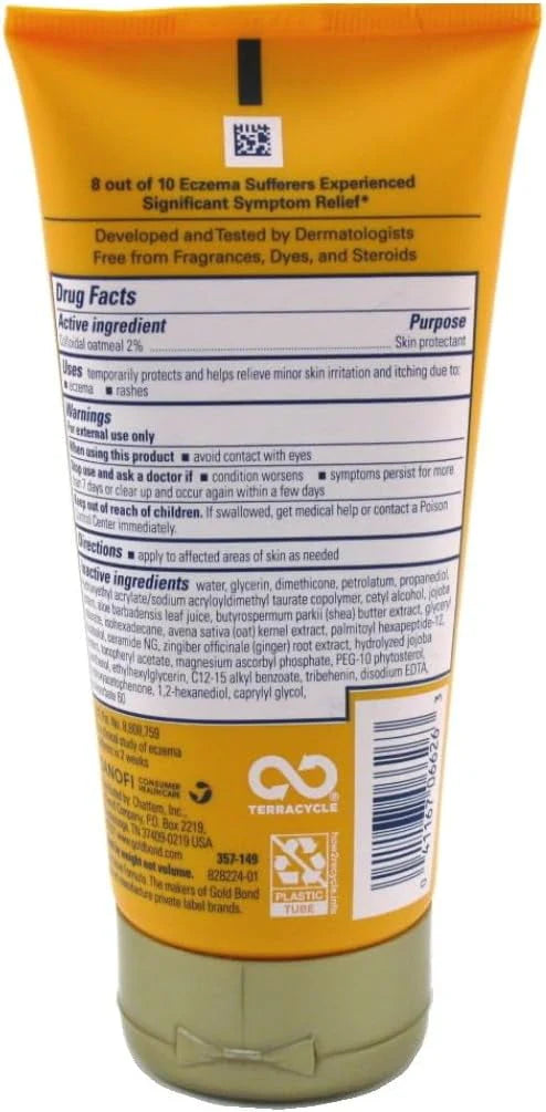 Medicated Eczema Relief Skin Protectant Cream, 5.5 oz F488