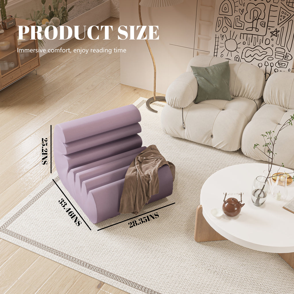 Bean Bag Chair with High-Density Foam Filling W37364