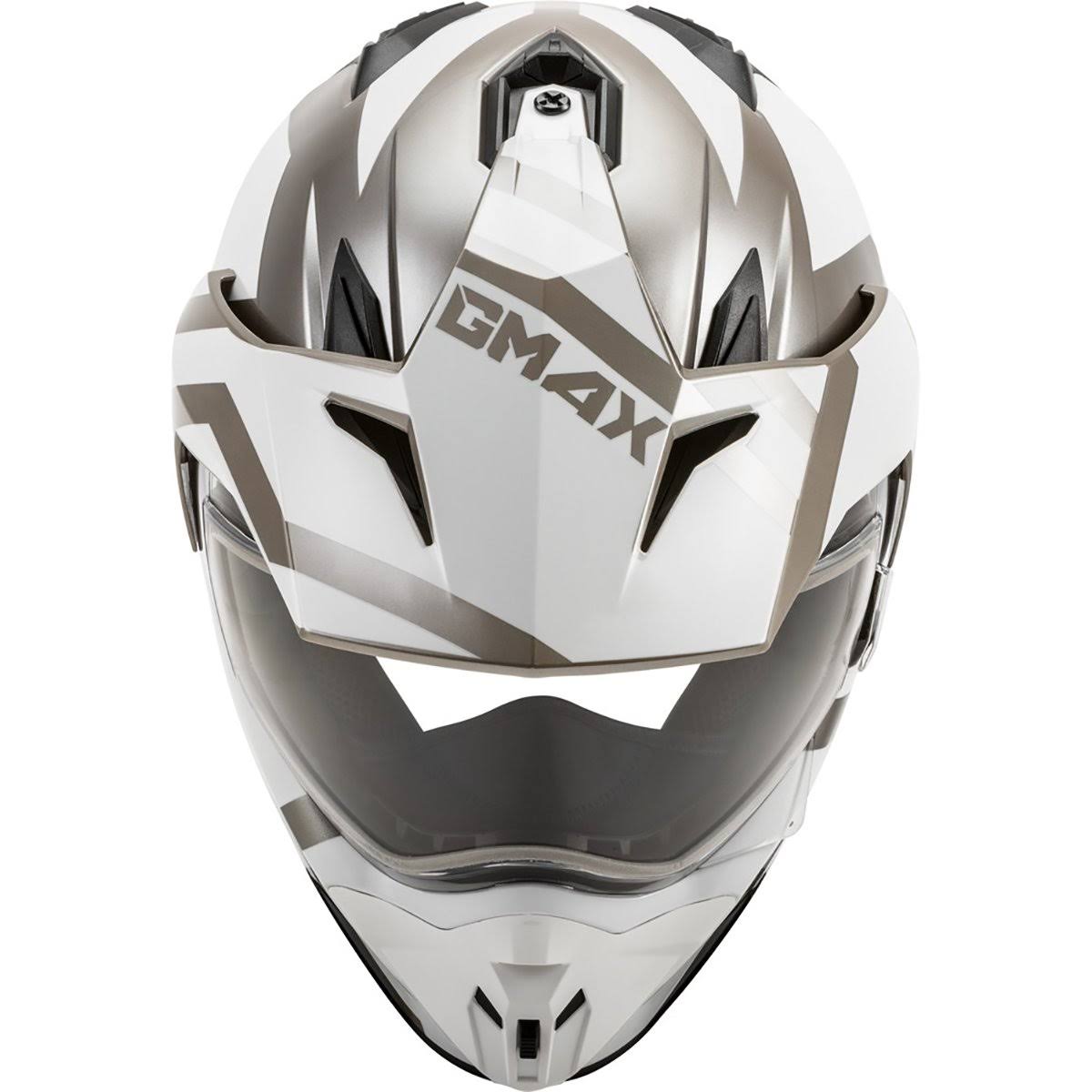 Matte Black Red White Dual-Sport Snow Helmet K82930