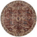 Red Beige 9'6 x 9'6 Rug J950