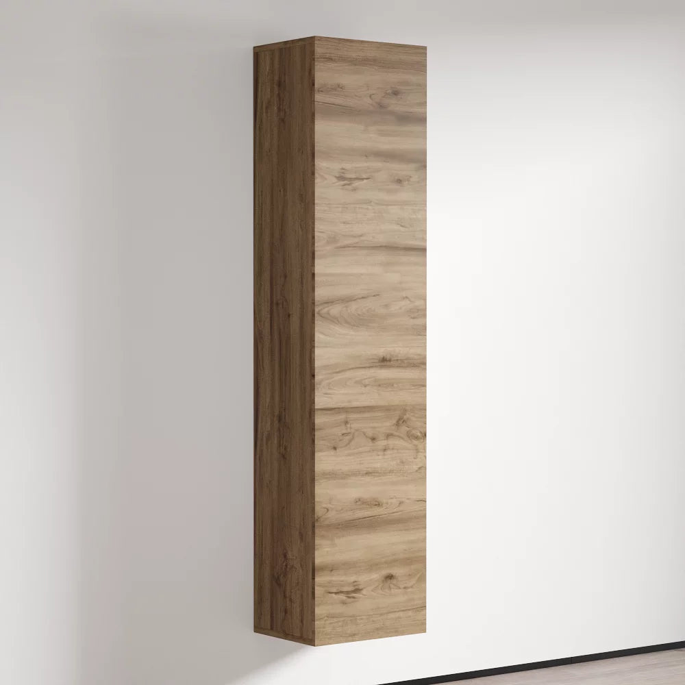 Oak Modular Wall Mounted Floating Bookcase Cabinet D859