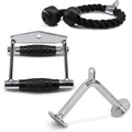 Double D Handle Tricep Rope V-shaped Bar Cable Attachment Combo Q86146