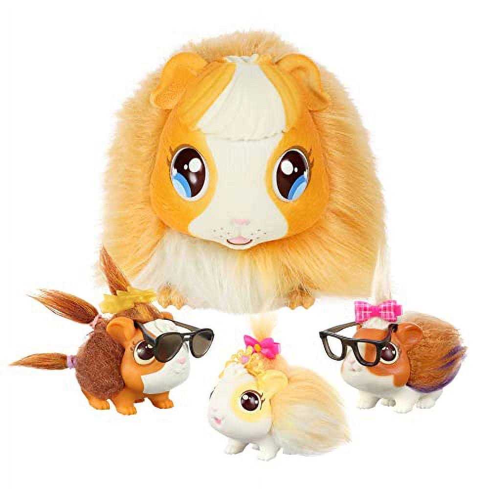 Interactive Mama Guinea Pig and Hutch with 3 Babies J15424