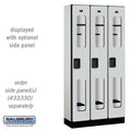 Gray Wood Locker Z5194