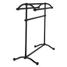 Satin Nickel Pedestal Towel Rack D72424