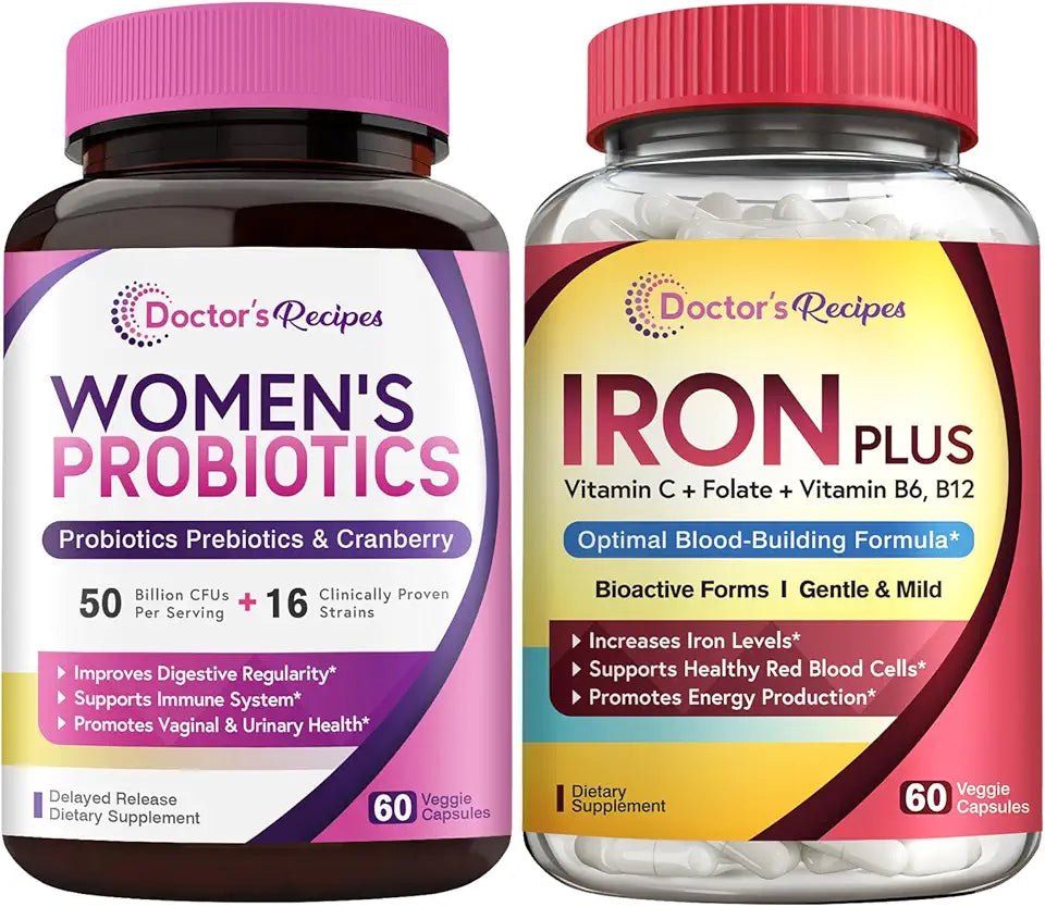 Probiotic & Iron Capsules 60 ct Z4572