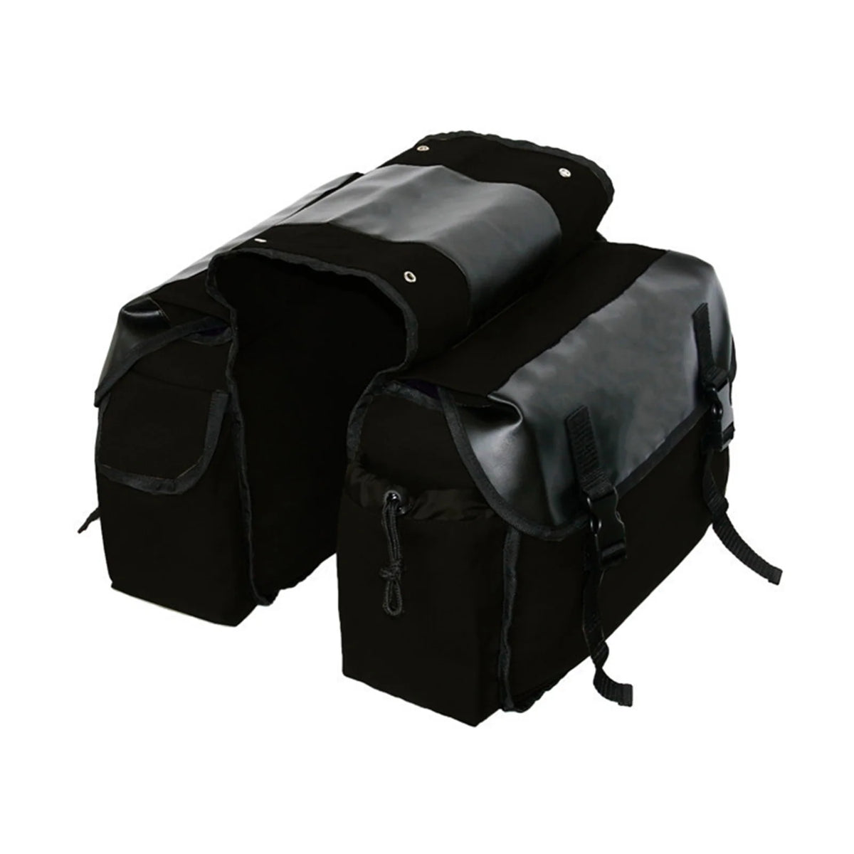 Large Capacity Canvas Waterproof Motorcycle Saddle Bag C377