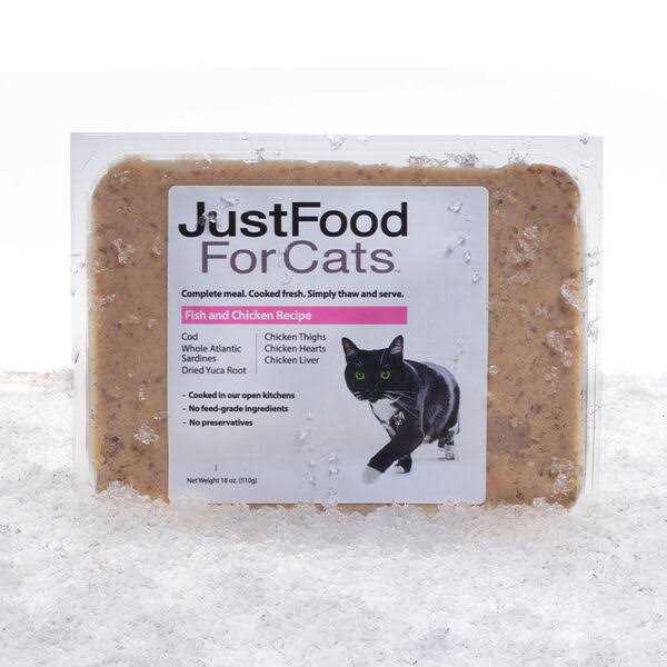 Fish & Chicken Recipe Fresh Frozen Cat Food P28883