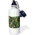Green Camoflauge Print Sports Water Bottle 21oz P307803
