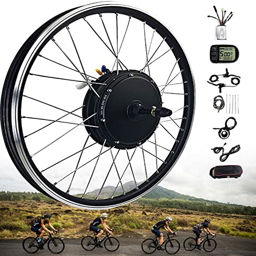 Electric Bike Conversion Kit 48V 1500W 26 inch Front Wheel Hub Motor I781309