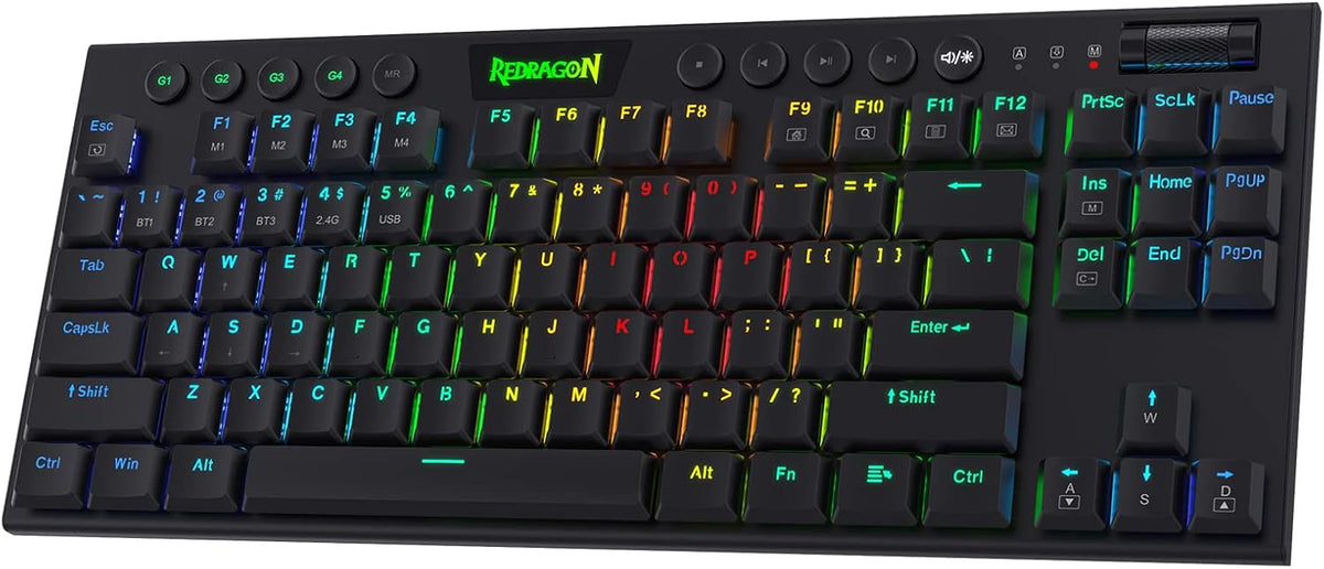 Black Low Profile Wireless RGB Mechanical Keyboard Z627