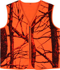 Orange Lightweight Hunting Vest with Zipper Closure (M) S3861