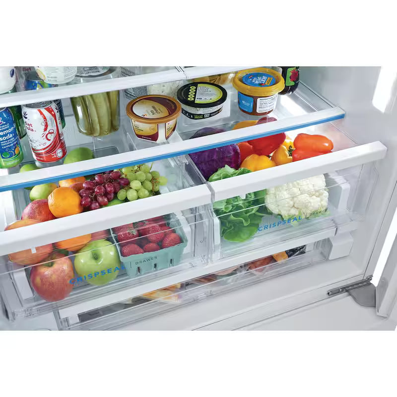 27.8 Cu. Ft. French Door Refrigerator in White B17574