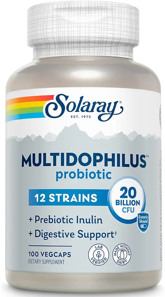 12 Strain Probiotic 20 Billion CFU 100 VegCaps L936389