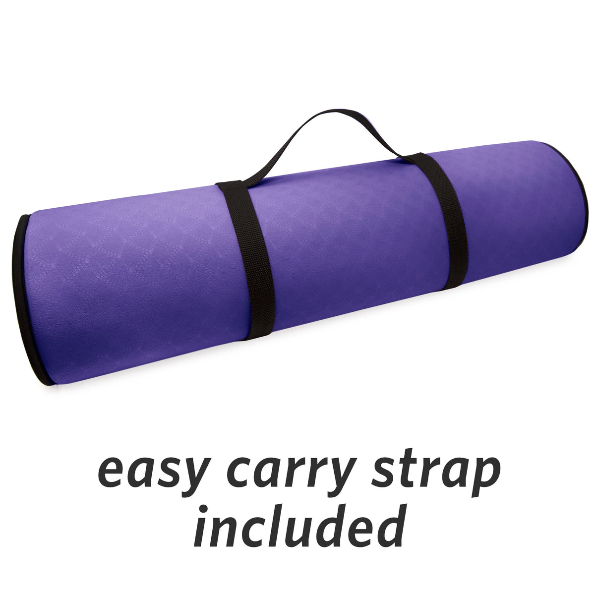 Black Yoga Fitness Mat T920797