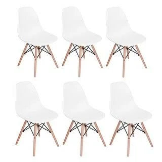 White Dining Chair (Set of 6) D4009