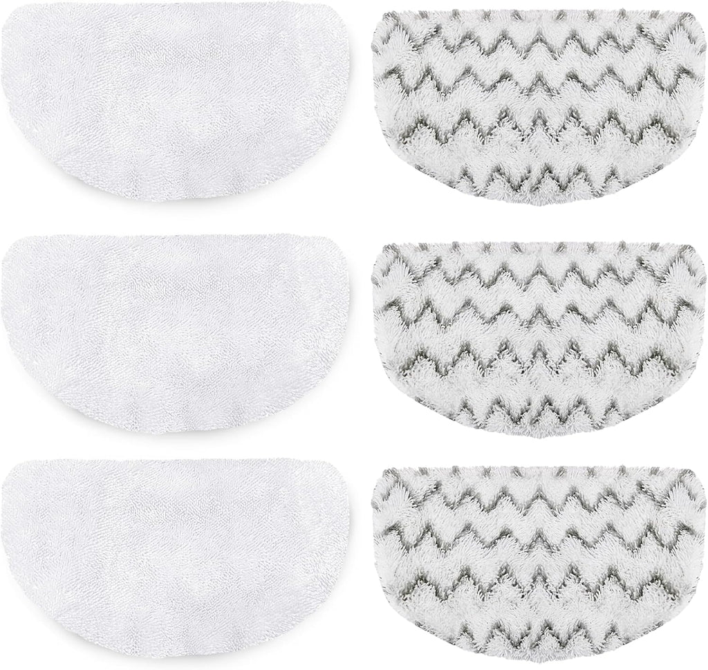 6 Pack Reusable Steam Mop Replacement Pads I506
