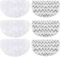 6 Pack Reusable Steam Mop Replacement Pads I506