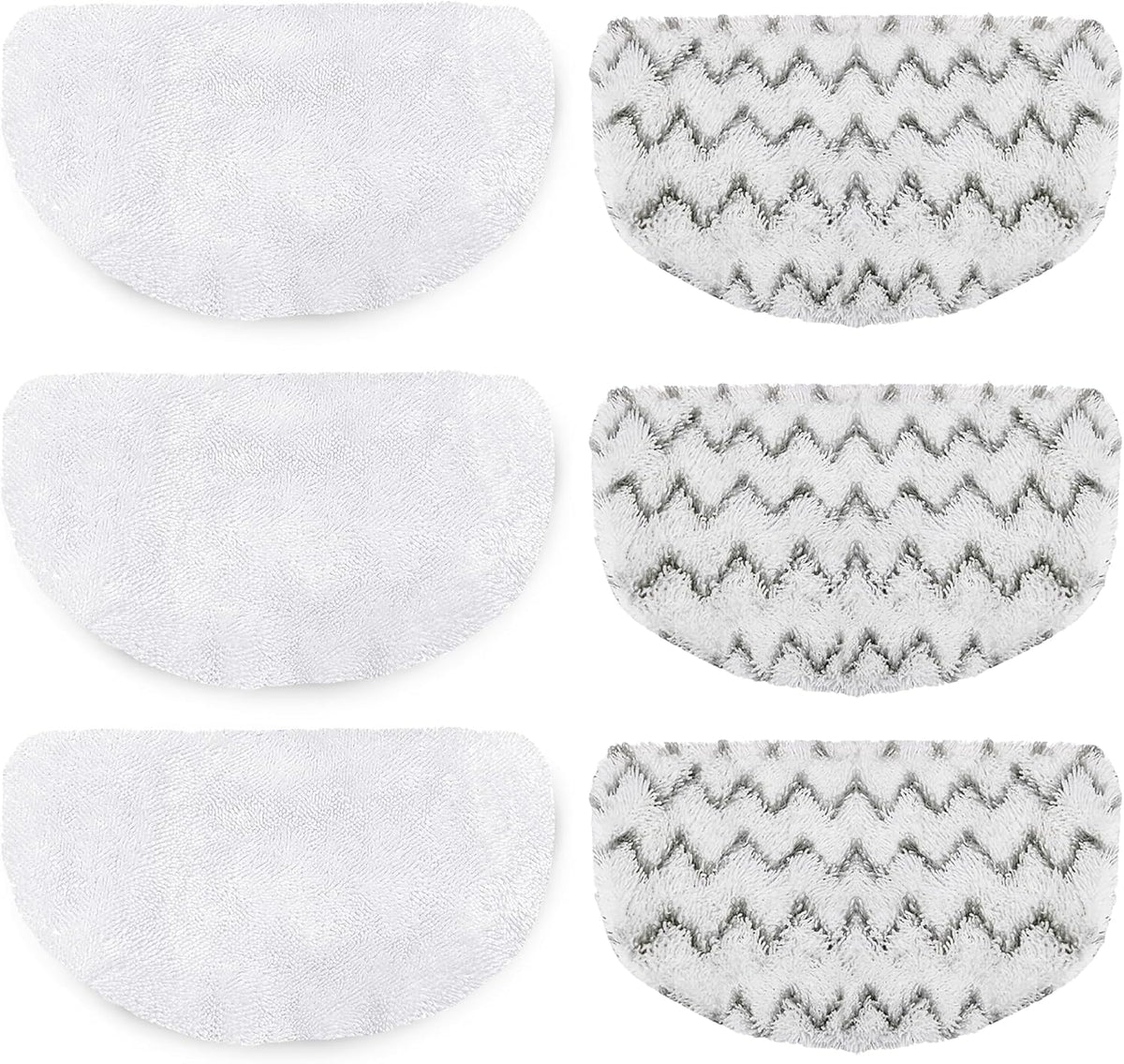 6 Pack Reusable Steam Mop Replacement Pads I506