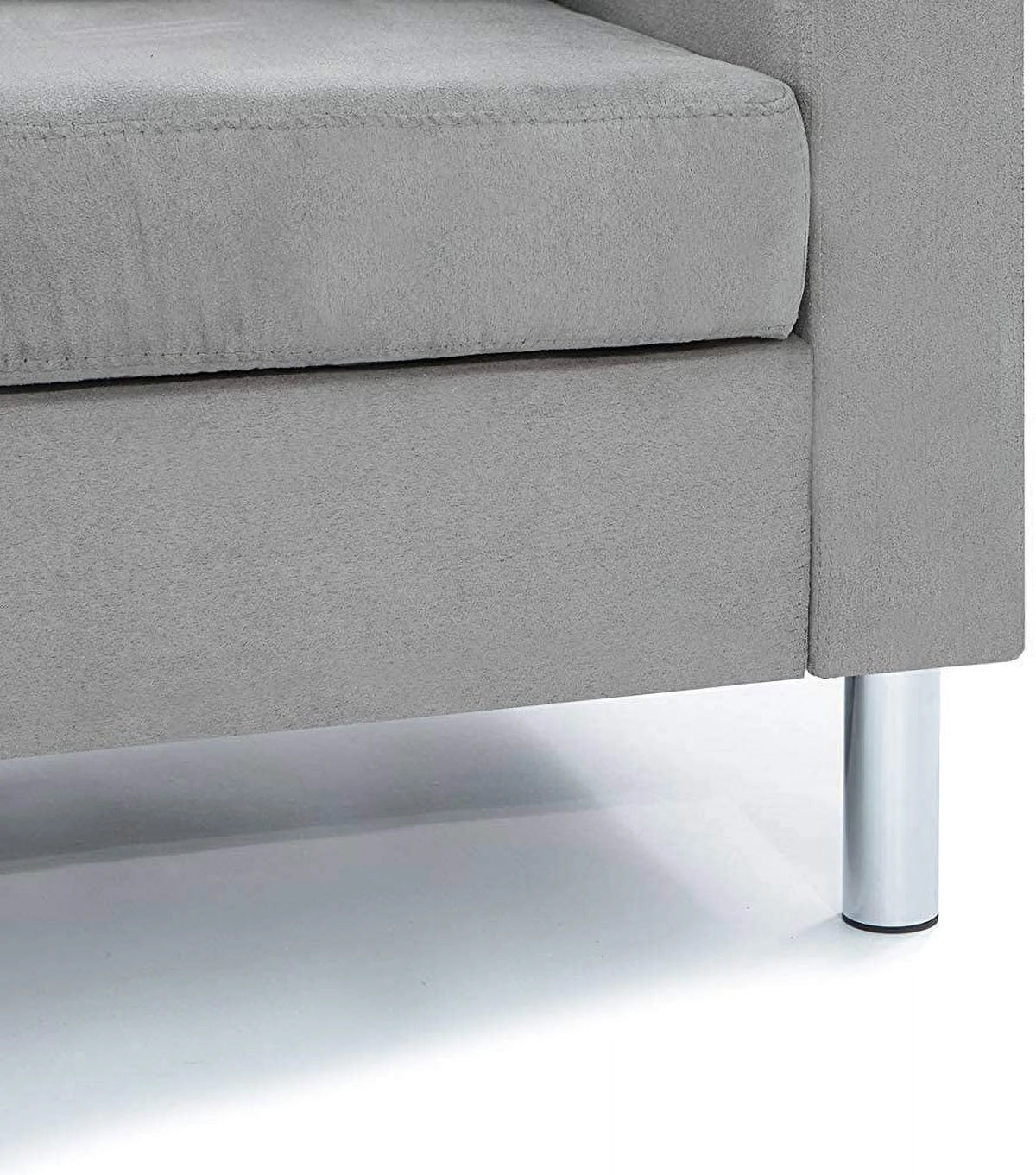 Modern Sectional Sofa Gray L9116
