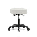 Height Adjustable Rolling Stool Gray Vinyl Z25638