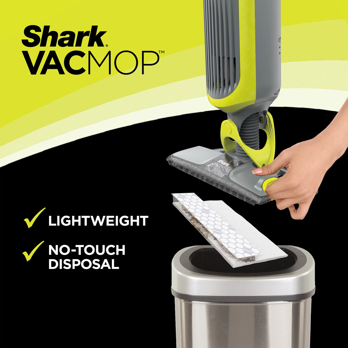 Cordless Hard Floor Vacuum Mop with Disposable Pad K4065