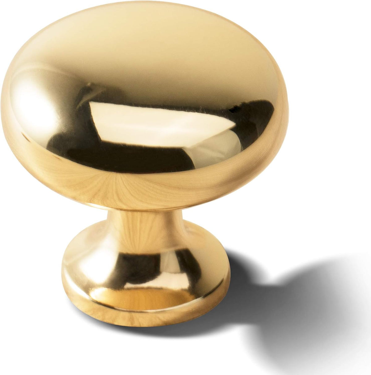 Brushed Brass 6 Pack Dresser Knob Z679636