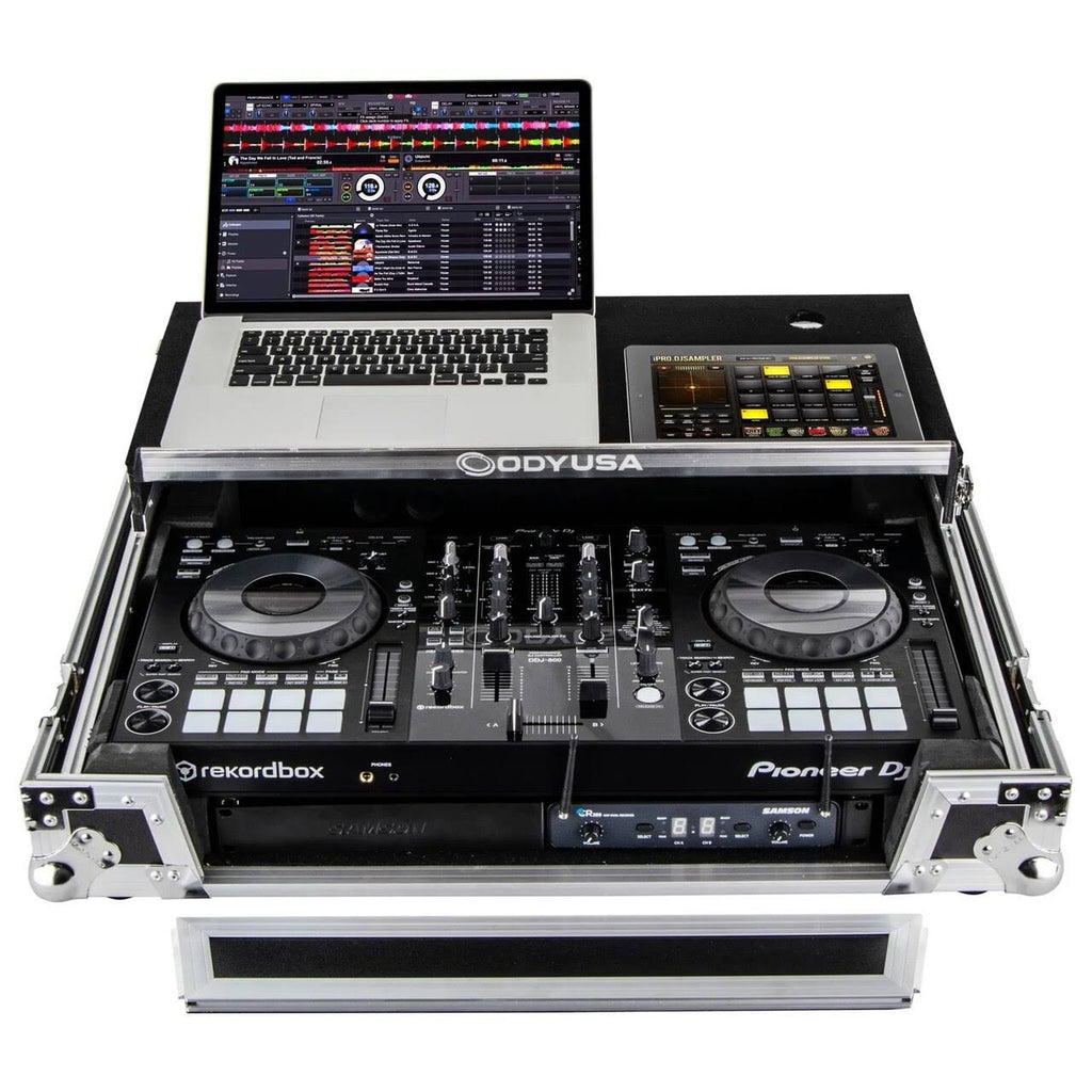 DJ Controller Case with 1U Rack J998