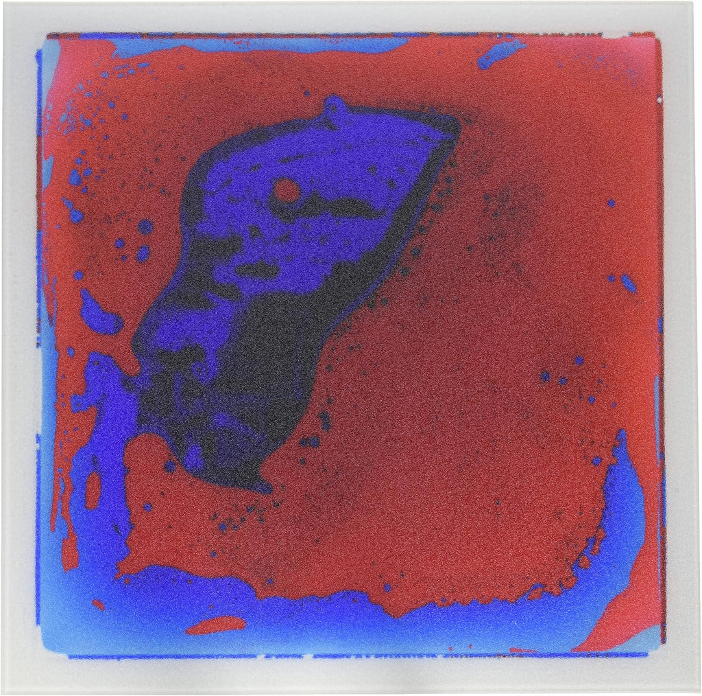 Purple Liquid Encased Floor Tile G39011