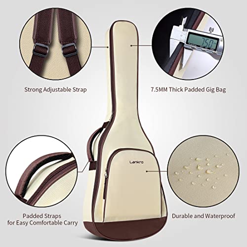 38 in Cutaway Acoustic Guitar Beginner Kit with Gig Bag W991365