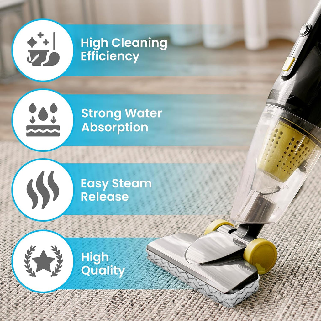 6 Pack Reusable Steam Mop Replacement Pads I506