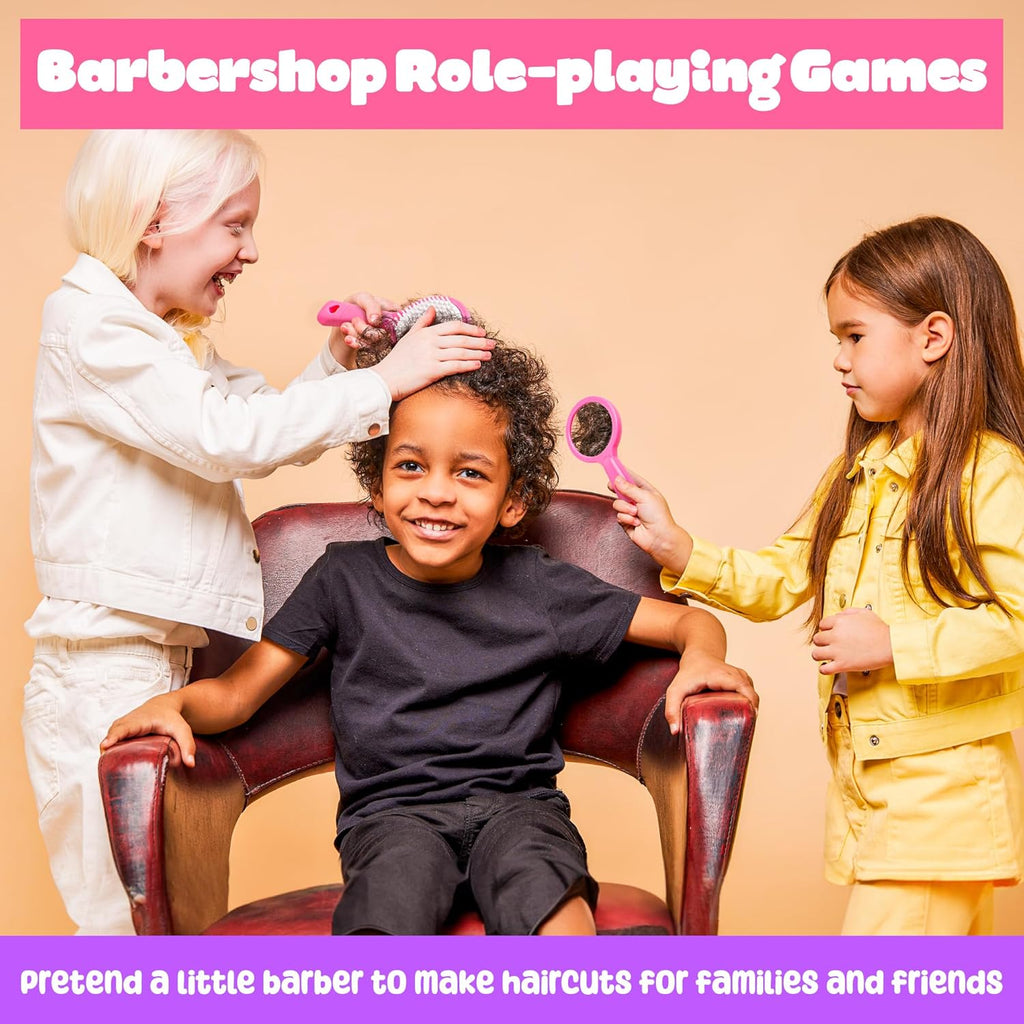 Kids Hair Salon Toys with Carrying Case L9347