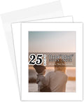 11x14 White Picture Mat Set with Backing Board & Clear Bags T3012