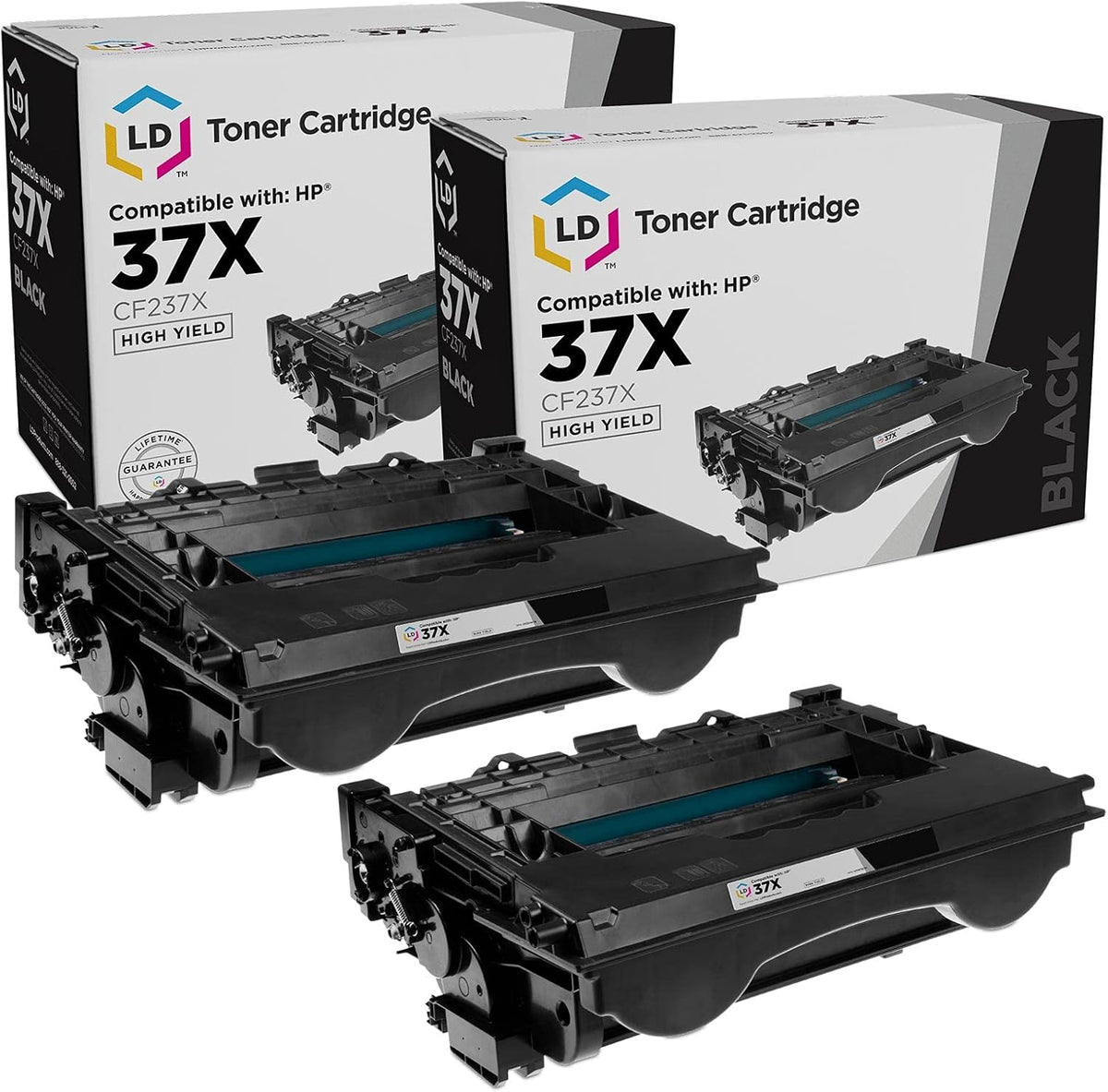Compatible Toner Cartridge Replacements (Black, 2-Pack) V3456