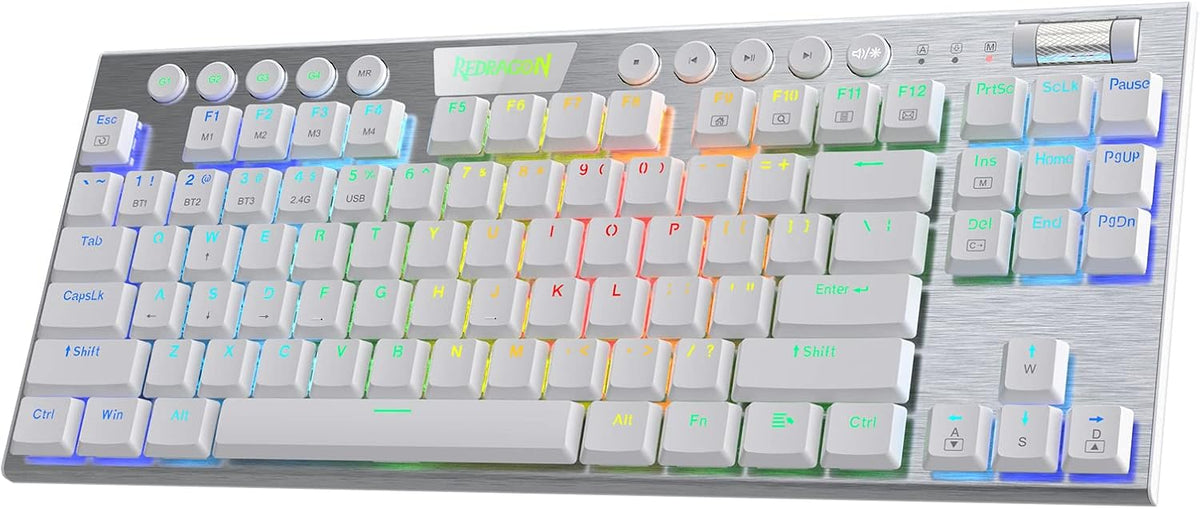 Black Low Profile Wireless RGB Mechanical Keyboard Z627