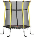 Kids Small Trampoline With Enclosure, Springfree Toddler Trampoline With Net, Black J632