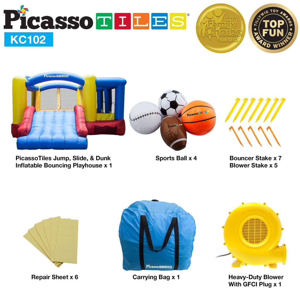 Inflatable Bouncer Jumping House with Slide H27082