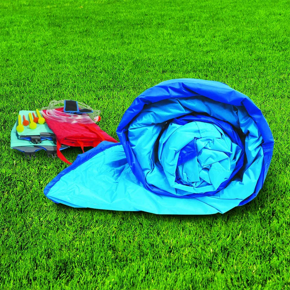 Inflatable Water Slide with Built in Sprinkler and Basketball Hoop X7394