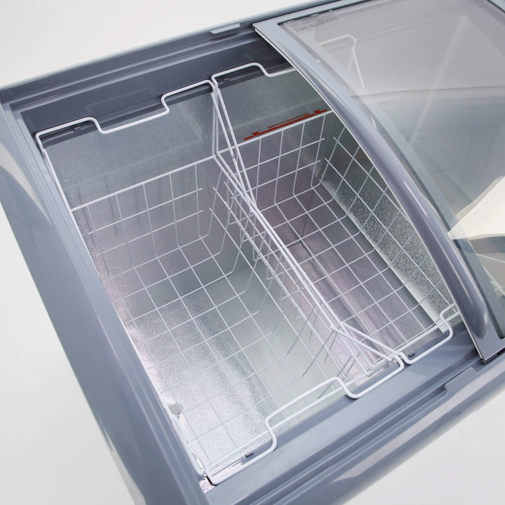 9.5 cu. ft. Glass Top Freezer or Refrigerator White E8068