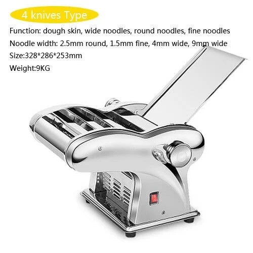 Automatic Pasta Maker Machine with 4 Knives T93660