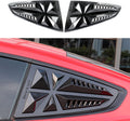 Carbon Fiber Printed Side Window Louvers 2PCS X60583