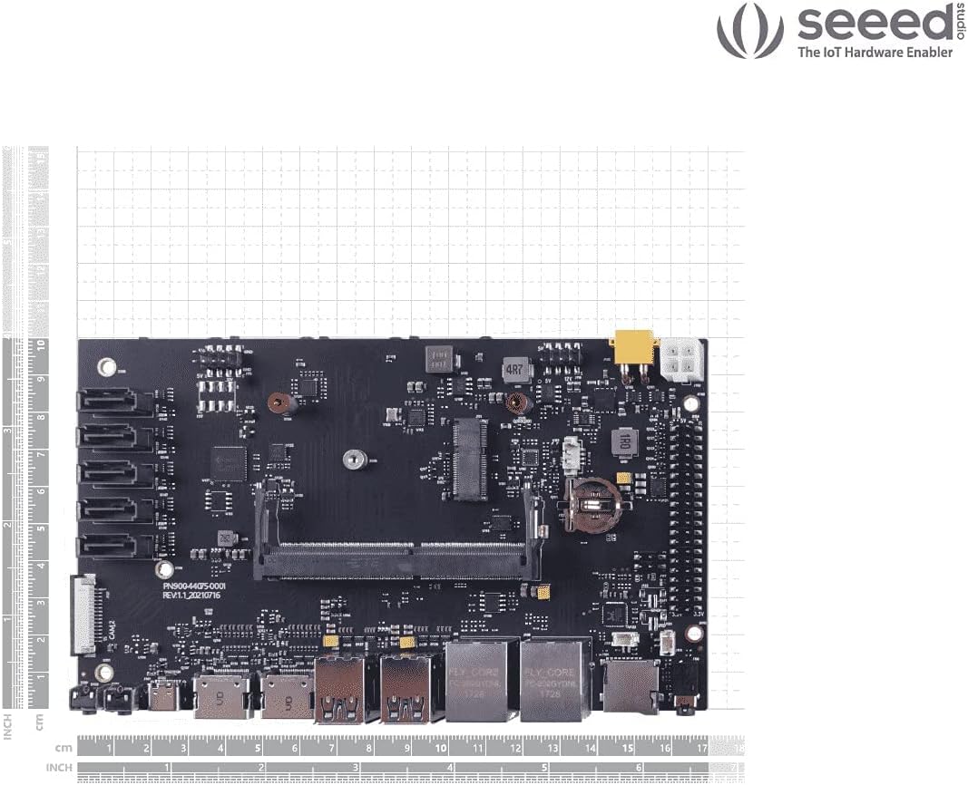 Compact Carrier Board with 6 CSI Camera, 2 HDMI, 5 SATA, M.2 Key E F520