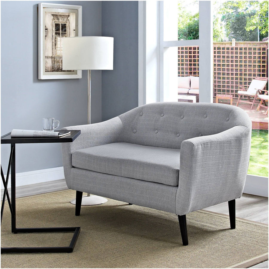 Light Gray Loveseat R183466