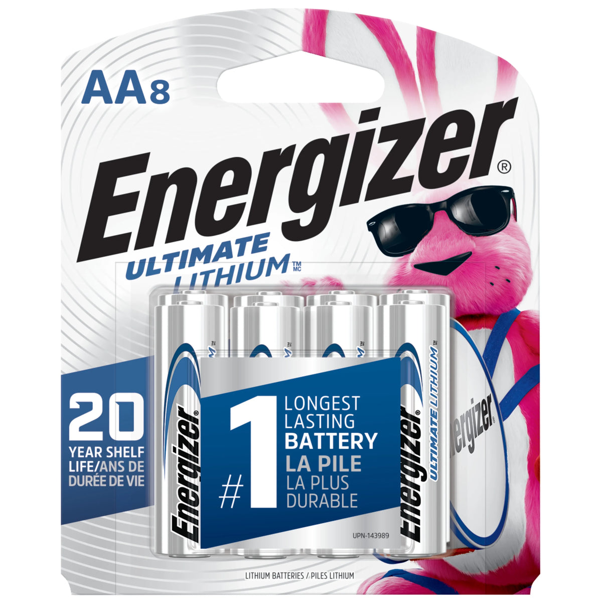 Lithium AA Batteries 8 Pack W434