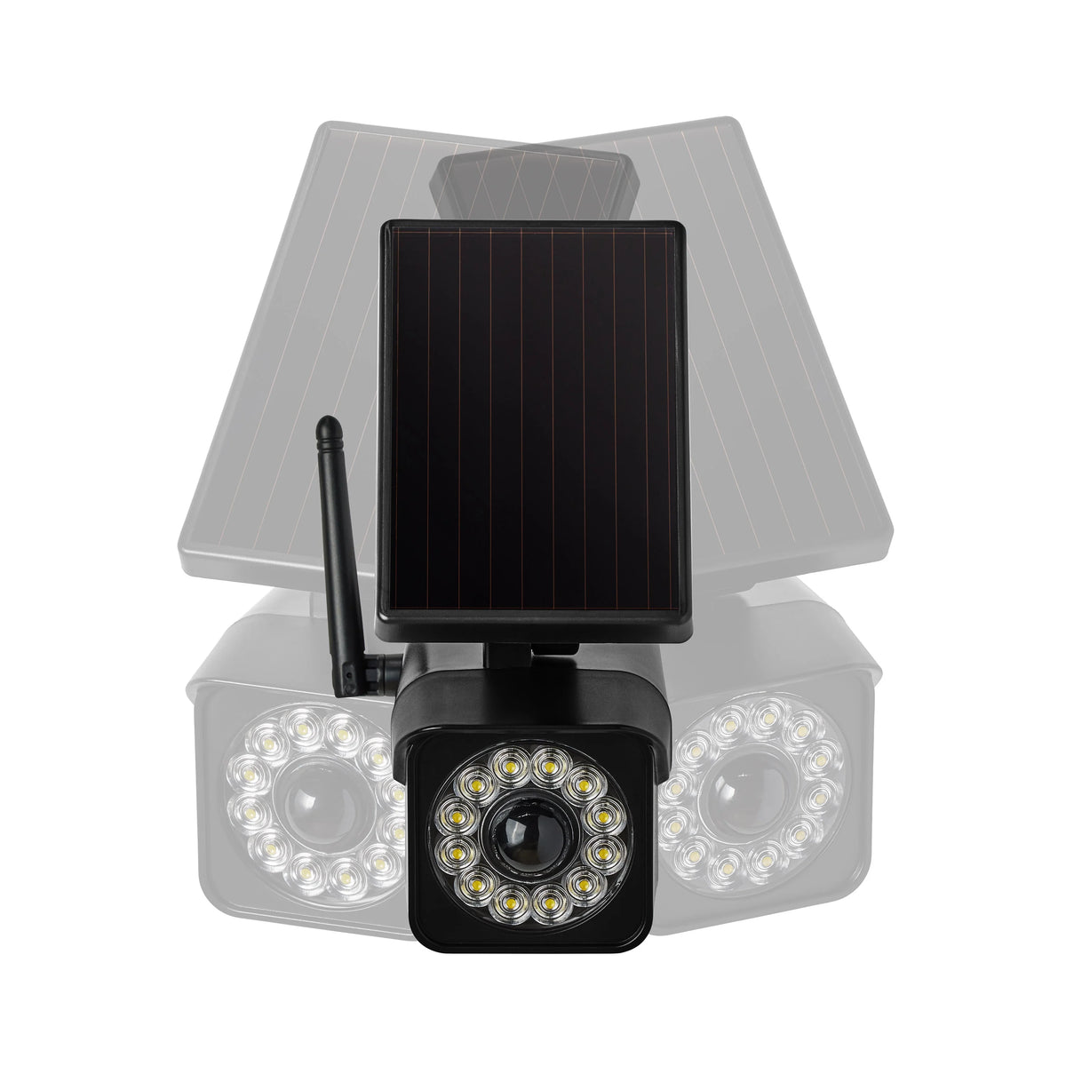 Solar Motion Security Light, Black, 800 Lumens X824