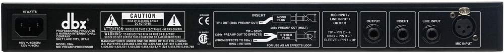 Preamplifier Channel Strip Mic Pre Amp with 2x 25' XLR Cables V89217