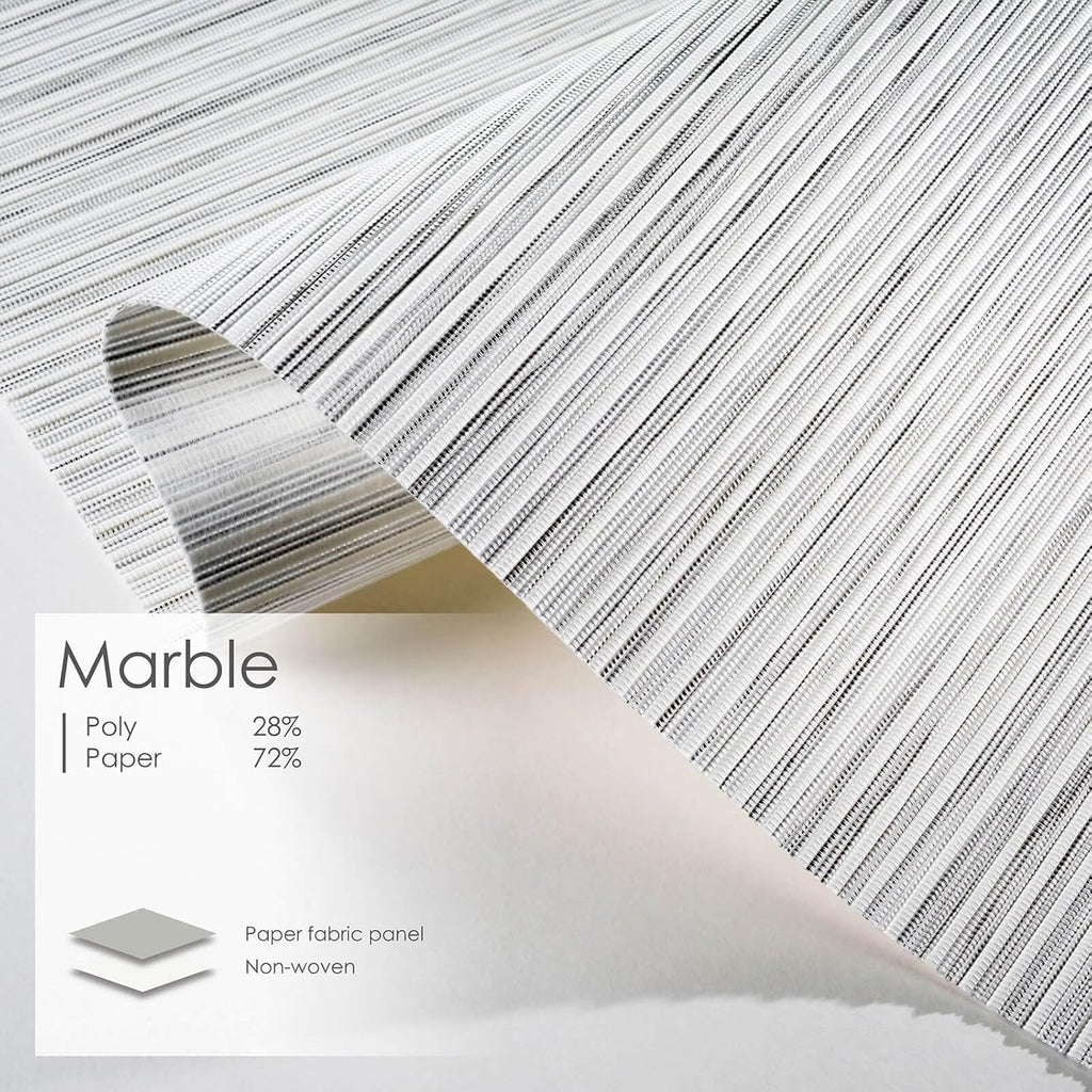 Adjustable Vertical Panel Track Blinds, 45.8" to 86" W, Up to 96" H, Marble B77523
