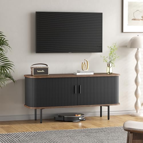 Black Cabinet with Sliding Door U56588